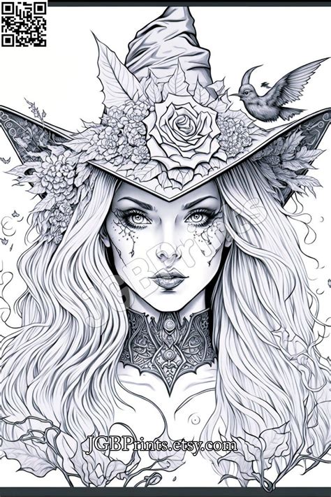 Immerse Yourself in the Beauty of Witchcraft with this Enchanting Coloring Book